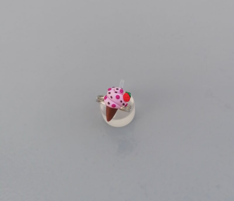 pink ice cream cone ring 1